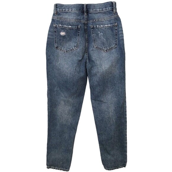 PacSun  size 26 2 Distressed Ultra High Waisted Slim Fit Jeans button fly - Picture 3 of 12